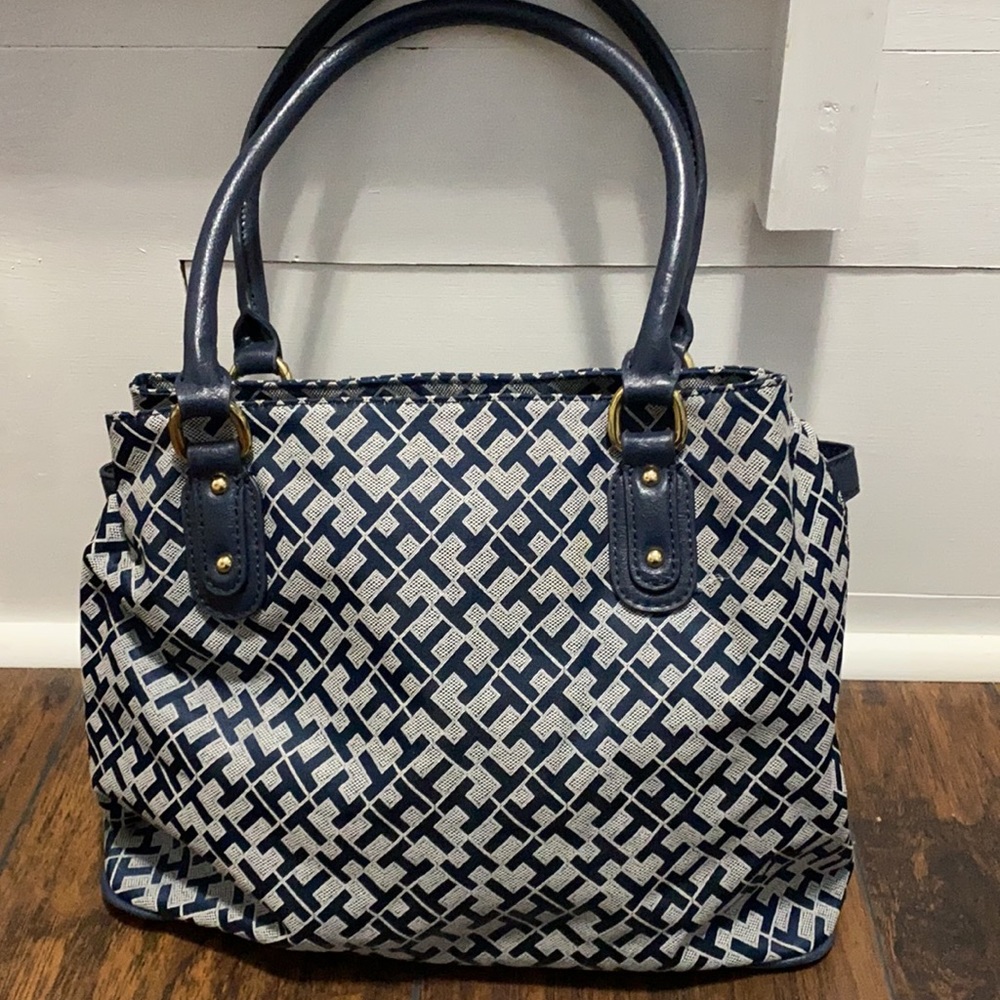 Tommy Hilfiger blue logo purse - Picture 4 of 11